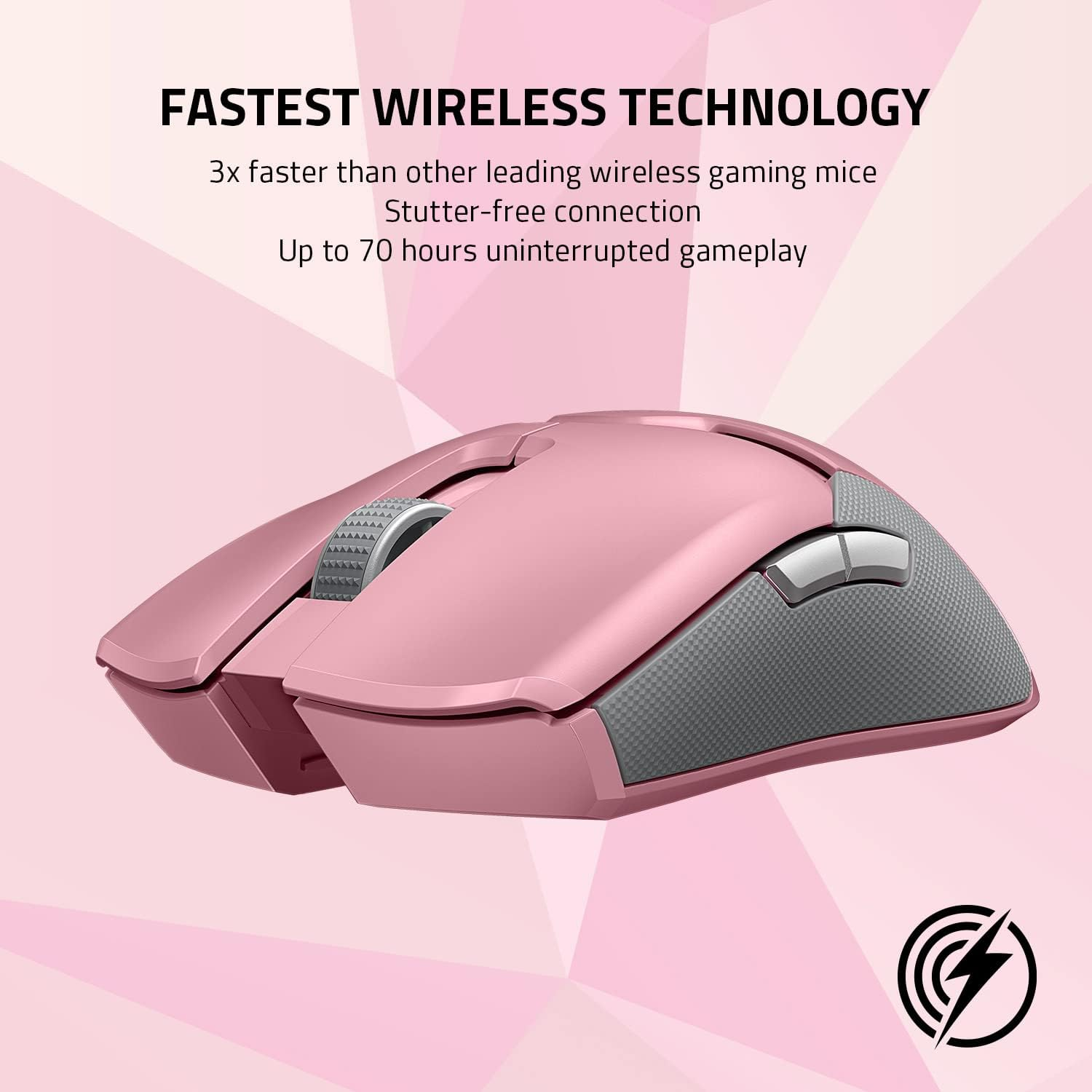 Razer Viper Ultimate Mouse & Dock - Quartz Pink Razer Viper Ultimate Mouse & Dock - Quartz Pink